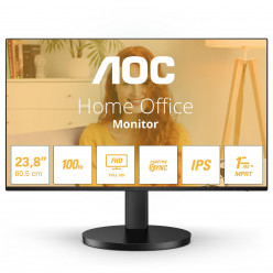 23.8- AOC IPS LED 24B3HA2 Black Bezel Ultra Narrow (1ms, 1000:1, 250cd, 1920x1080, 178°/178°, VGA, HDMI, Refresh Rate 100Hz, Speakers 2 x 2W, Audio Line-out,  VESA)